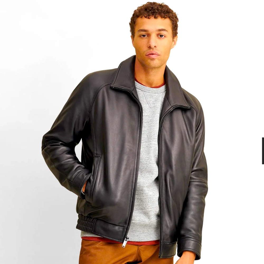 Wilson’s Leather Thinsulate Lined Leather Bomber Jacket Black 3XLT